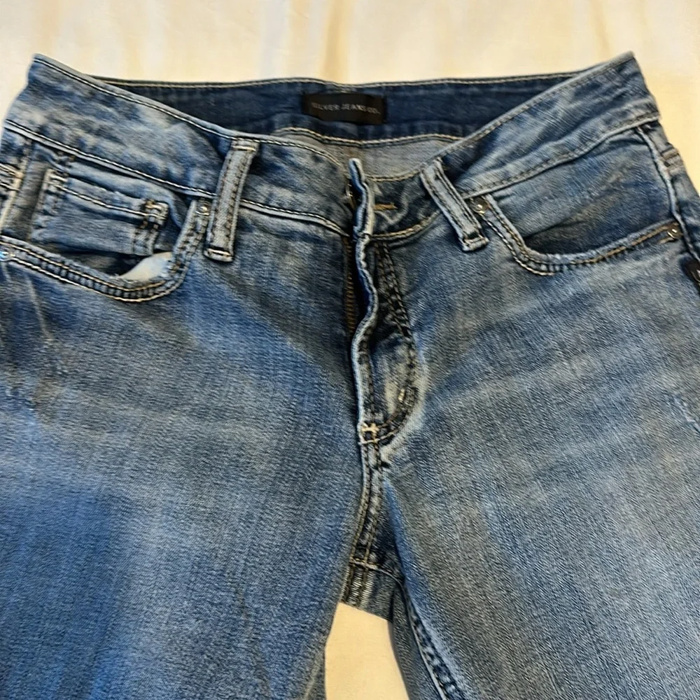 Women’s Silver Britt Capri Size 28